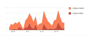 Google My Business - Total Views