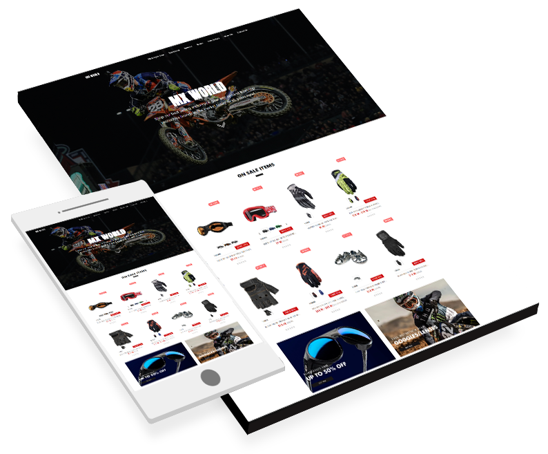 Osomnimedia - MX World Motorcycle Gear Online Store