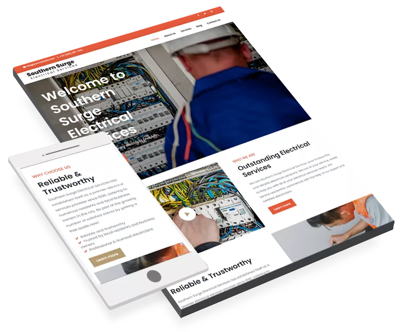 Osomnimedia - Southern Surge Electrical Services Website