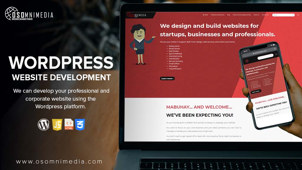 Build Your Own Business Website | OSOmniMedia Web Development Services in the Philippines