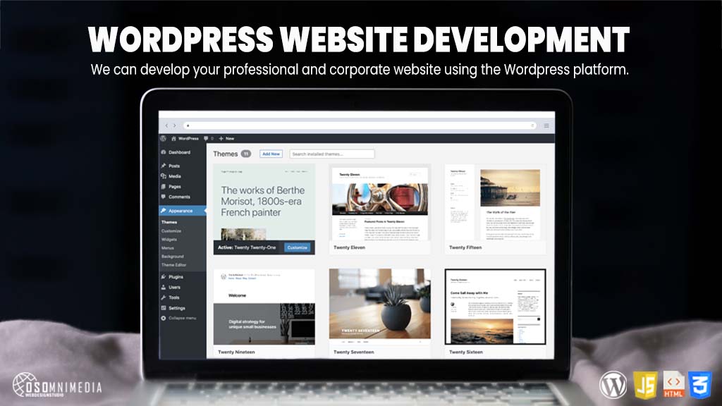 Get Your Own Business Website with WordPress | OSOmniMedia Web Development Services in the Philippines